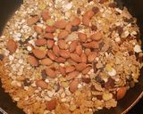 A picture of step 2 of Dry fruit Muesli Ladoo.