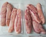 A picture of step 1 of Fried Hake Roe.