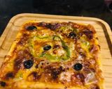 A picture of step 5 of Roasted meaty pizza.