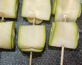 Une image de l'étape 2 de 🌱 Bouchées Courgette Chèvre Noix.