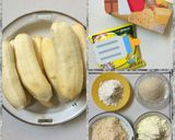 Foto langkah ke 1 dari resep Simple Cheese Banana nugget tanpa telur.