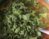 A picture of step 3 of Chane-Methi ki sabji.