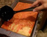 A picture of step 8 of Big Red Cake Texas Style.