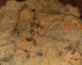 A picture of step 12 of Pot vegetable rice.