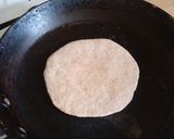 A picture of step 6 of Vickys Speedy 'Dry-Fry' Flat Bread, GF DF EF SF NF.