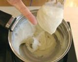 A picture of step 4 of Peach Nerikiri (Sweet Bean Paste Confections) - Easy Wagashi to Make for Dolls' Festival.