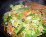 A picture of step 5 of A Must-try Recipe for People Living Overseas!! Yakisoba (Stir-Fried Noodles) Using Pasta.