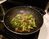 A picture of step 5 of Beef and Broccoli.
