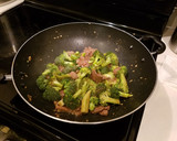 A picture of step 5 of Beef and Broccoli.