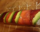 A picture of step 11 of For Parties and Celebrations: Rainbow Roll Sushi.