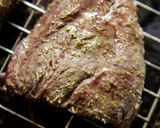 A picture of step 6 of Roasted Hanger Steak with Spaghetti Squash and Okra Sauté.