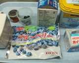 A picture of step 1 of Blueberry and Yogurt Smoothie.