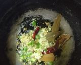 A picture of step 4 of Dal baati in appe pan.
