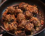 A picture of step 9 of Brussels Sprouts Meatballs with Mustard.