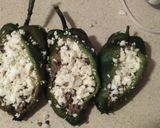 A picture of step 3 of Chile rellenos.