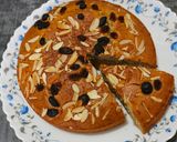 A picture of step 10 of Banana Suji Cake.