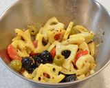 A picture of step 4 of Lotus Root and Olive Appetizer Curry Mustard.