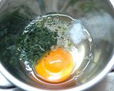 A picture of step 1 of Japanese Omelet with Green Nori Flakes and Baby Sardines✿.