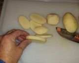 A picture of step 2 of The BEST French fries ever.
