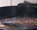 A picture of step 5 of Smashed Beef Pita with Tzatziki & Sumac Salad.