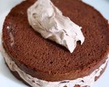 A picture of step 9 of Chocolate Decoration Cake.