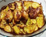 صورة لخطوة 7 من وصفة بطاطا في الكوشة مع دجاج محمر 😋😋