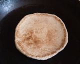 A picture of step 7 of Vickys Speedy 'Dry-Fry' Flat Bread, GF DF EF SF NF.