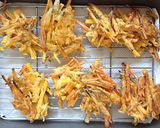 A picture of step 6 of Myoga Ginger & Kabocha Fritters.