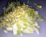 A picture of step 1 of Cabbage and carrot Soup.