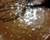 A picture of step 3 of Rootbeer Brownie Cake W/chocolate rootbeer frosting.