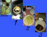 Foto langkah ke 1 dari resep Brownis pisang kukus tanpa mixer.