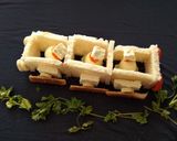 A picture of step 8 of Paneer rail.