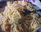 Foto langkah ke 2 dari resep Spaghetti Brulee.