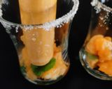 A picture of step 1 of Orange mojito.