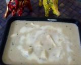 A picture of step 6 of Nawabi paneer.