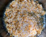 A picture of step 1 of Anjaneyar Temple milagu (black pepper) pongal.