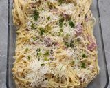 Foto langkah ke 6 dari resep Spaghetti Carbonara Creamy with Parmesan.