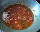 A picture of step 3 of Matar paneer masala (suhana makhanwala mix).