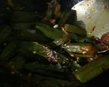 A picture of step 9 of Sweet N Sour Stir Fry Bhindi.