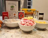 Foto del paso 1 de la receta: Pastel salado de calabacín y bacon