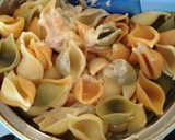 Foto del paso 13 de la receta: Conchiglie a la crema con crujiente de alcachofa