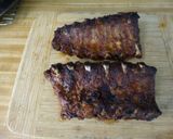 A picture of step 6 of Lee's Home Smoked Baby Back Ribs.
