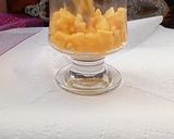 Pas rețetă Mango cu cremă de brânză 1 fotografie