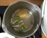 A picture of step 7 of Monkfish with Cauliflower & Spring Onions In Creamy Wine Sauce.