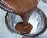 A picture of step 9 of Melt-in-your-mouth Gateau au Chocolate.