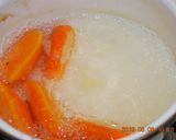 A picture of step 2 of Glazed Carrots and Greens.