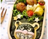 A picture of step 6 of Finger Puppet Like Anpanman Character Bento.