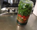 Une image de l'étape 13 de Trio de piments, tomates cerises, ail et herbes aromatiques au vinaigre.