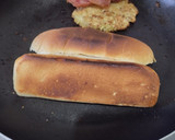Foto del paso 4 de la receta: Perrito🌭caliente con jamón🥯y ensalada🥓🥯🧀🧅🍎🥕
