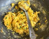 A picture of step 2 of Soft Makai Rotla Loaded With Veggies (Serve With Green Garlic Chutney & jaggery).